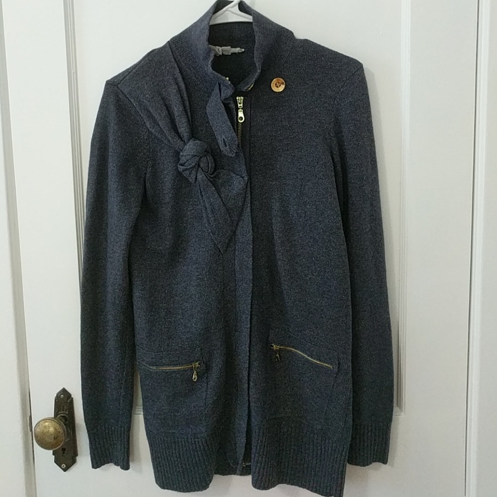 BCBGeneration Wool Zip-up Cardigan